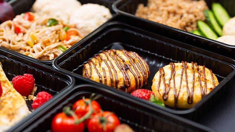 Ready Meal Food Processing Services Robo Apply Labelling Systems